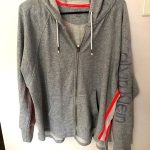 Calvin Klein performance Zip Sweater high-low
